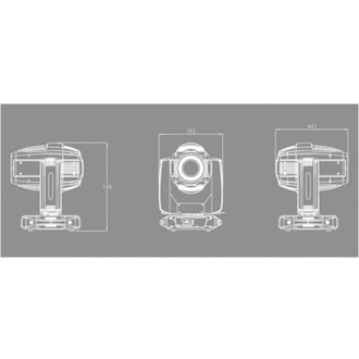 320W LED SPOT MOVING LIGHT